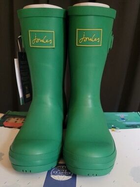 Joules Green Rain Boots - Size 7